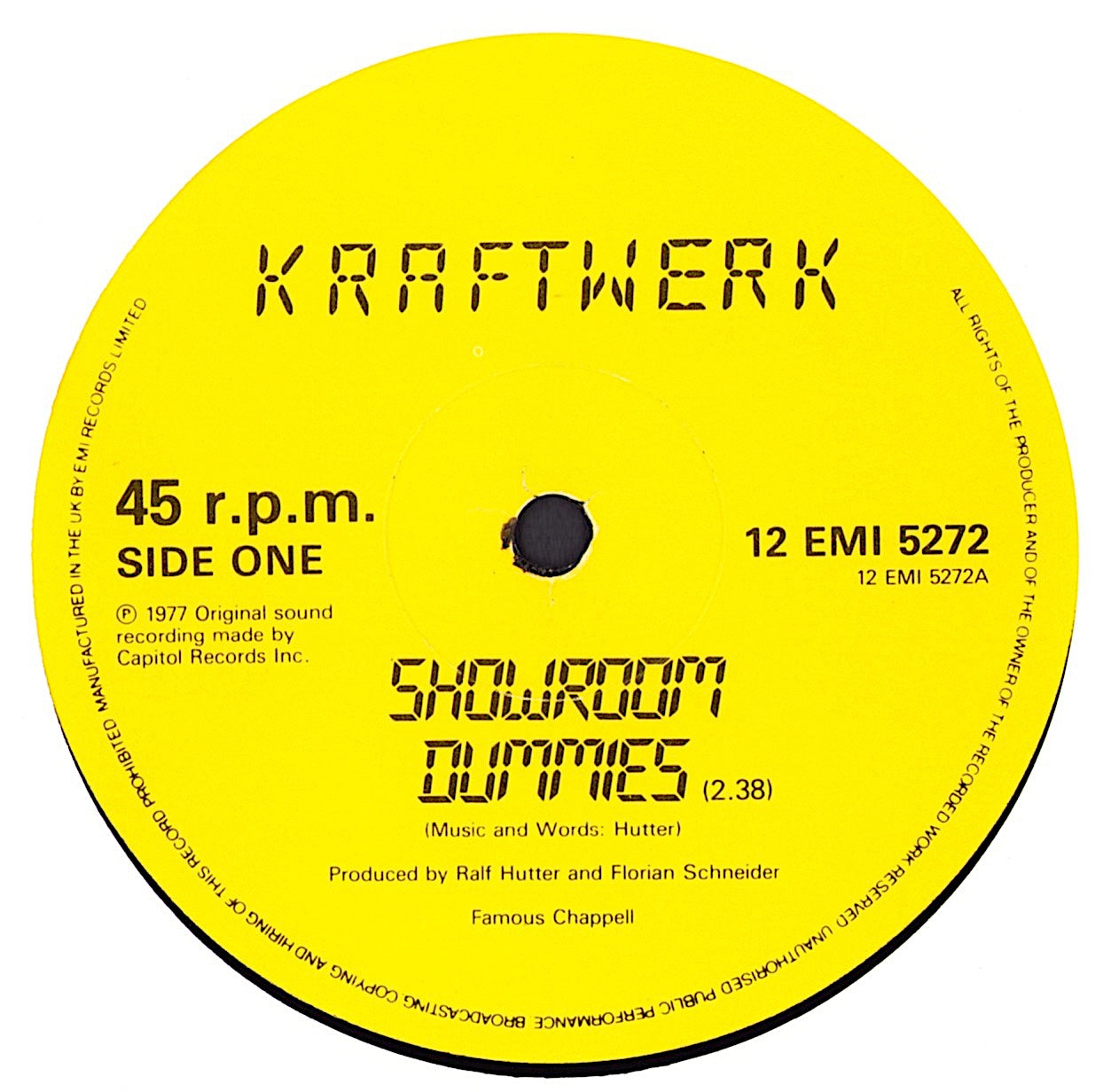 Kraftwerk - Showroom Dummies Vinyl 12"