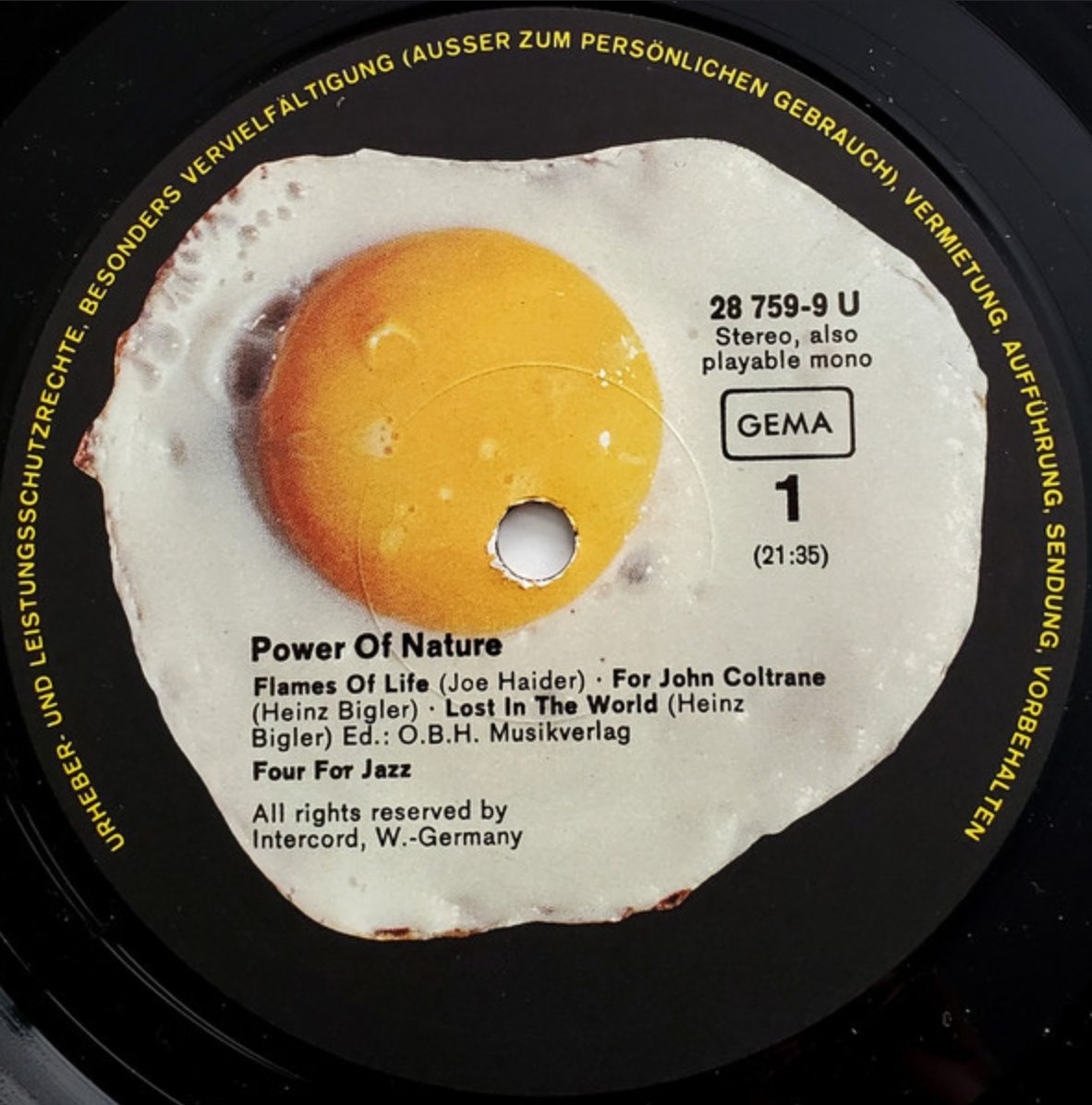 Four For Jazz – Power Of Nature Vinyl LP