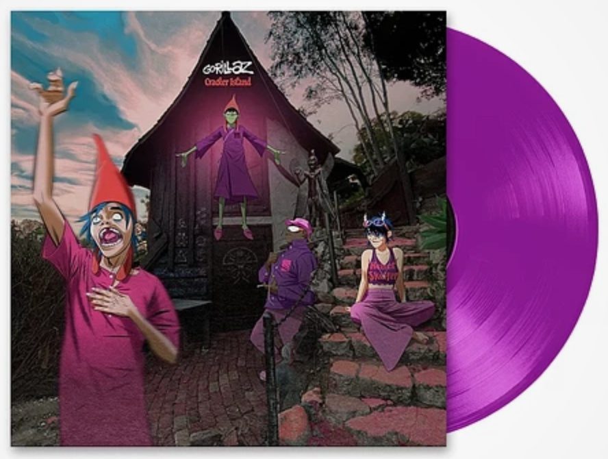 Gorillaz - Cracker Island Neon Purple Vinyl LP Indie Exclusive + Poster