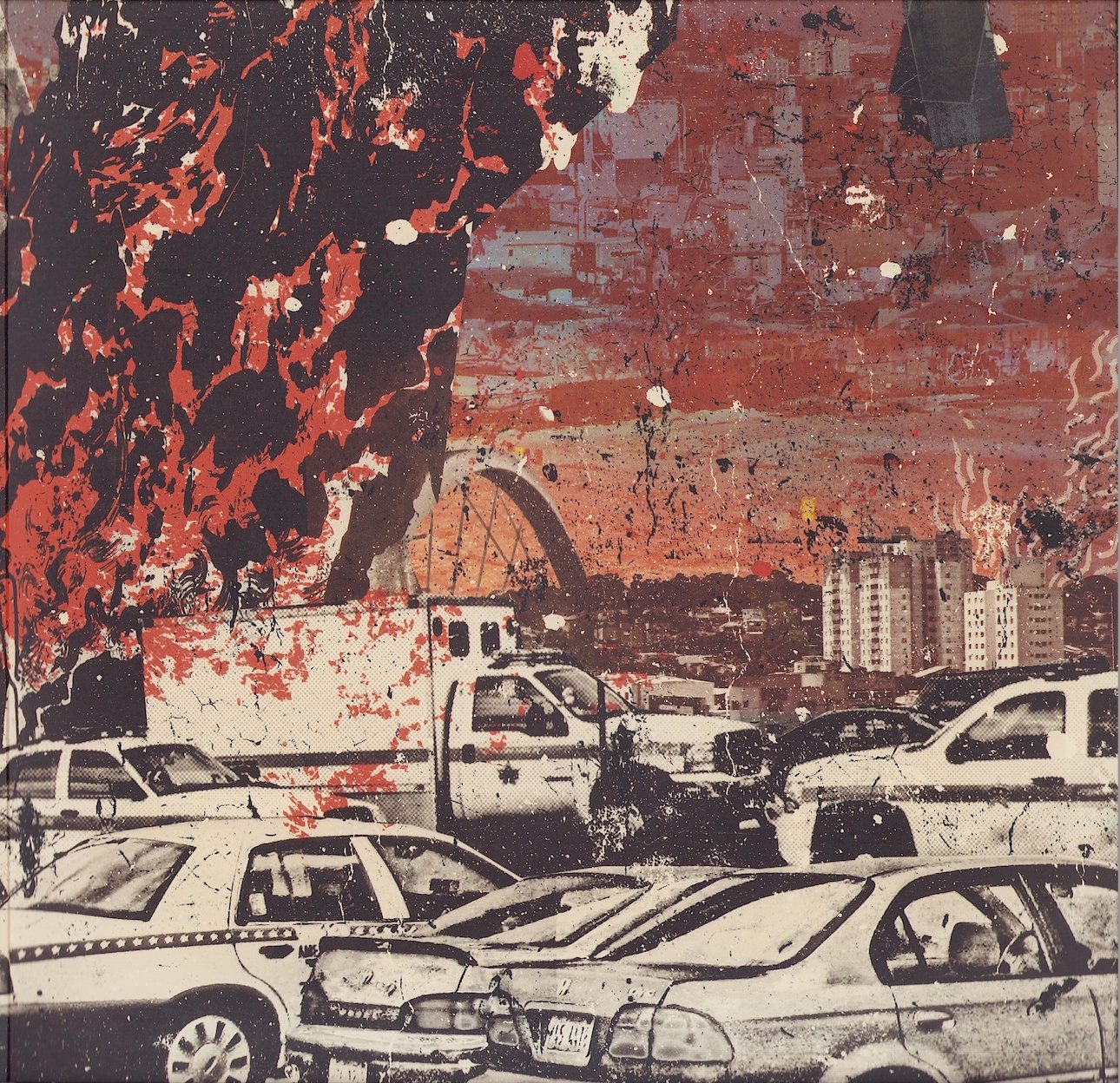 At The Drive-In - in•ter a•li•a Clear w/ Grimace Splatter Vinyl LP