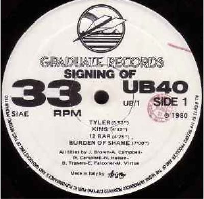 UB40 - Signing Off Vinyl LP + 12"