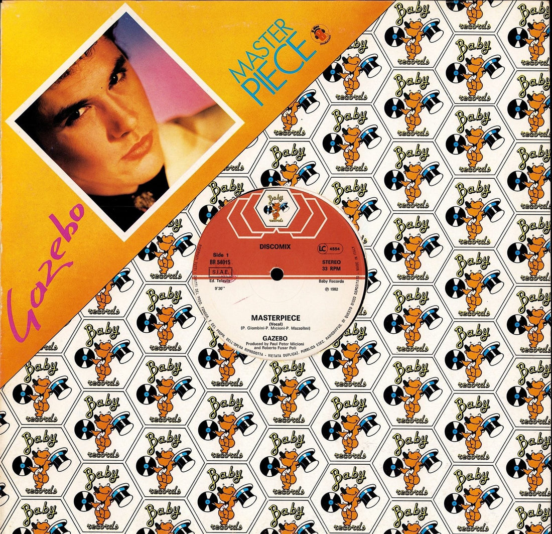 Gazebo – Masterpiece, Vinyl 12-Zoll-Maxi-Single, italienische Originalpressung 1982