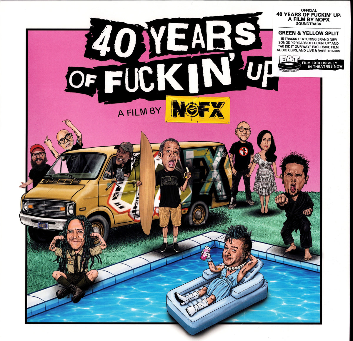 NOFX - A To H Vinyl LP | EU Original | 2025 | Ltd. Magenta Kopie Kopie