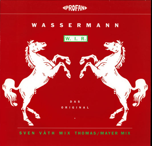 Wassermann – W. I. R. (Das Original + Sven Väth Mix Thomas/Mayer Mix) (Vinyl 12″ | DE | 2000)