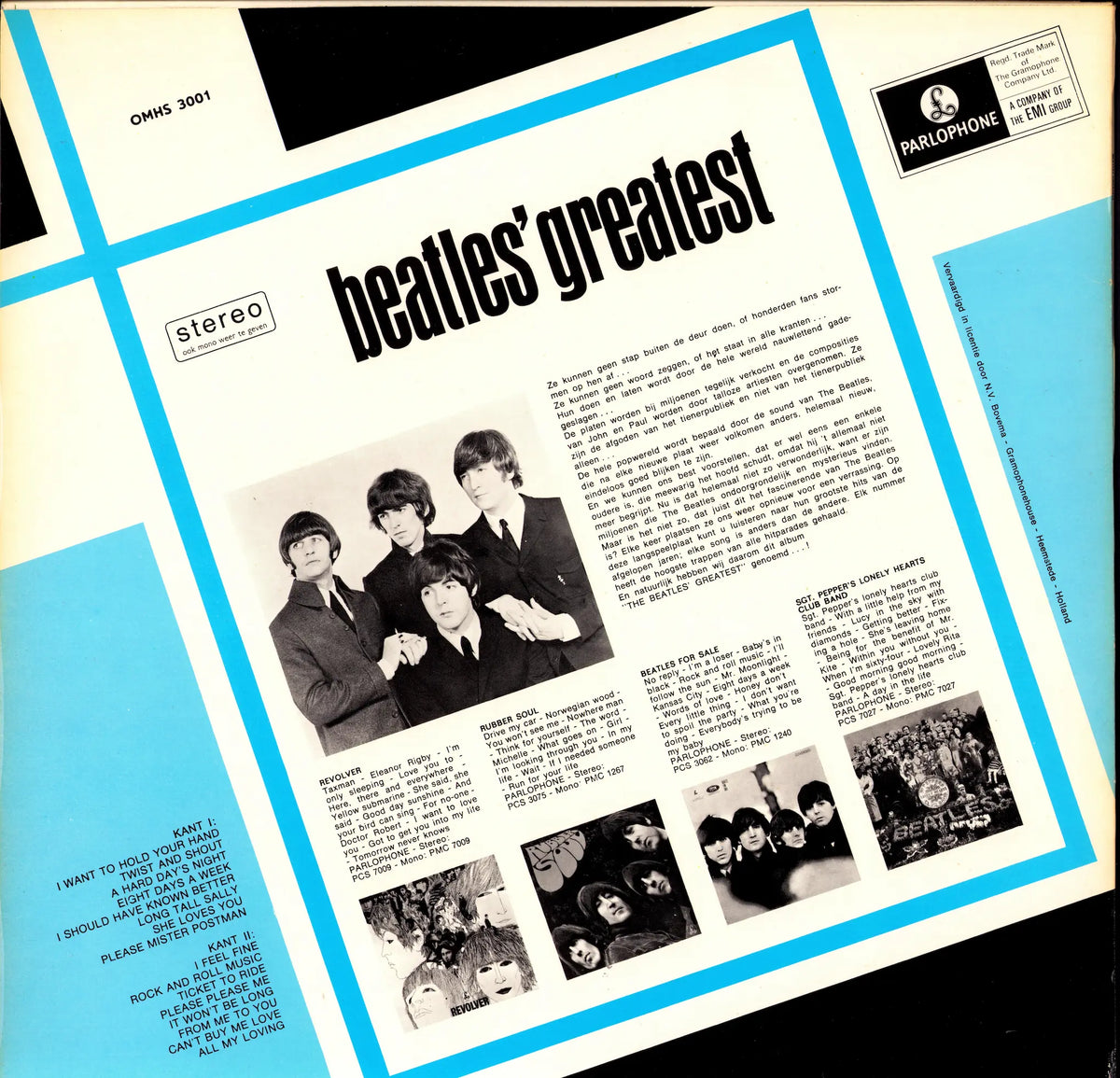 The Beatles - Beatles' Greatest (Gold Vinyl LP | NL Reissue | 1975)