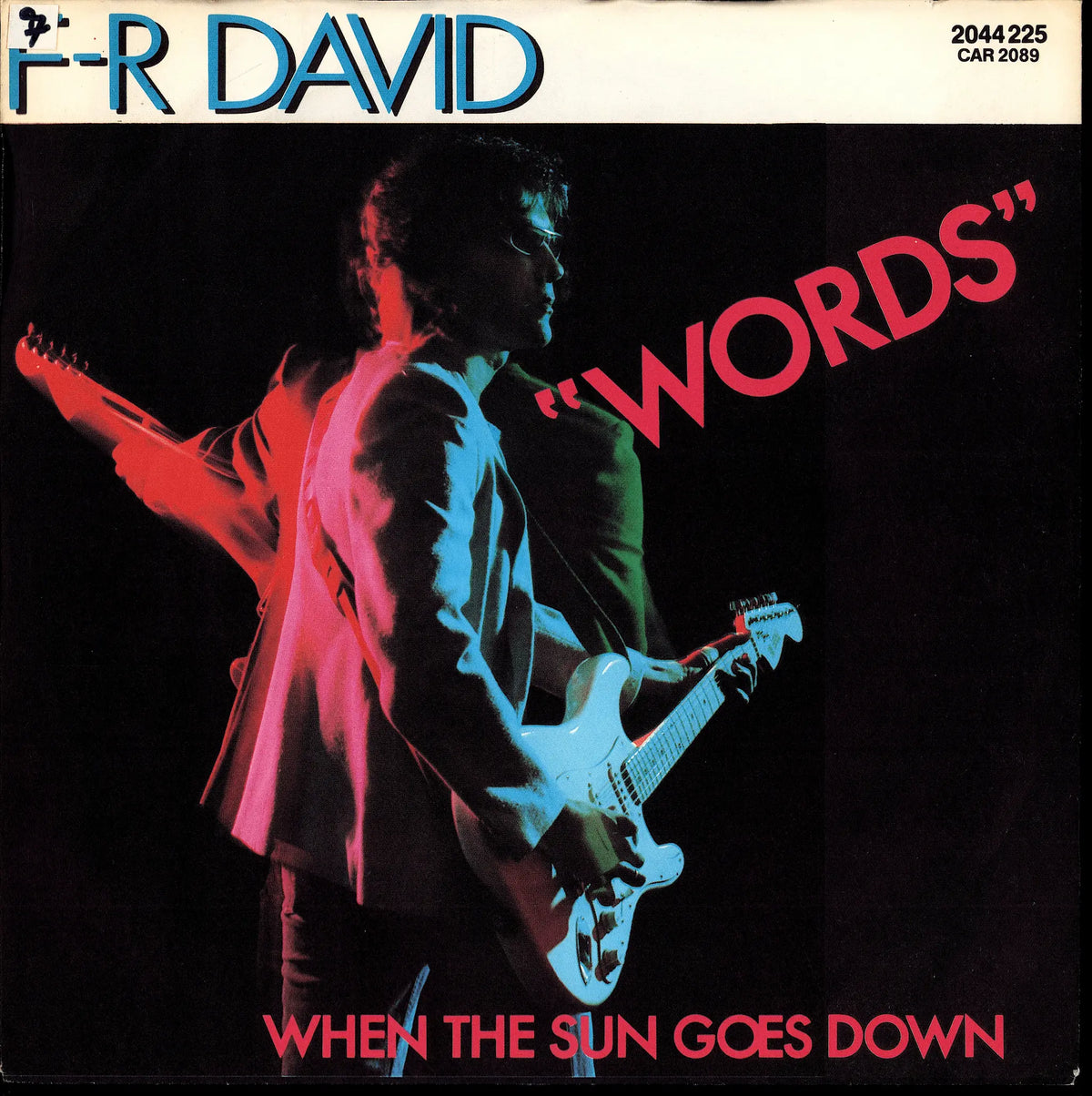 F.R. David - Words (7" Vinyl Single | 1982)