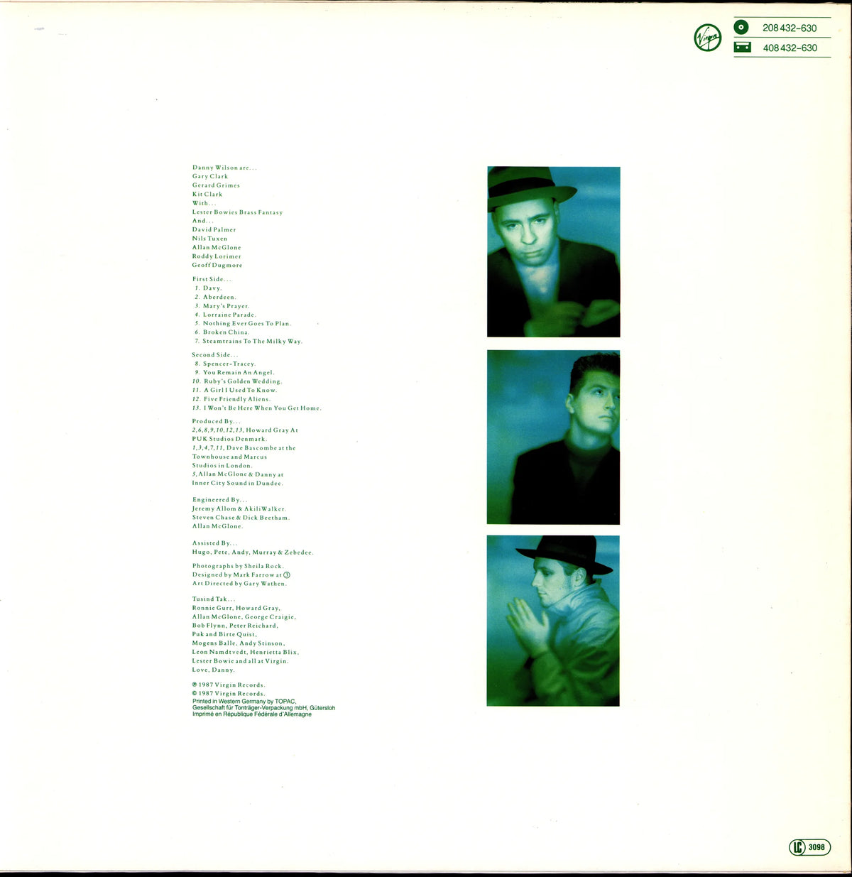 Danny Wilson – Meet Danny Wilson (Vinyl LP | Europe | 1987)
