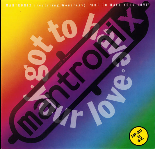 Mantronix Featuring Wondress – Got To Have Your Love (Vinyl 12″ | DE | 1989)
