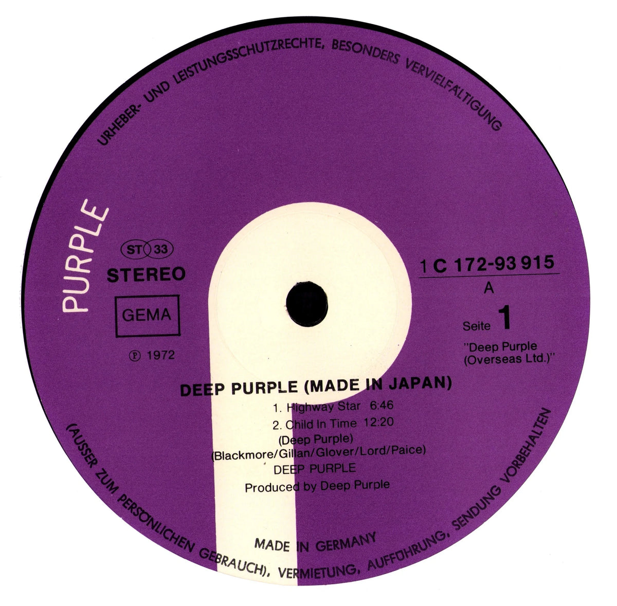 Deep Purple – Made In Japan (Vinyl 2LP | DE Reissue | Gatefold)