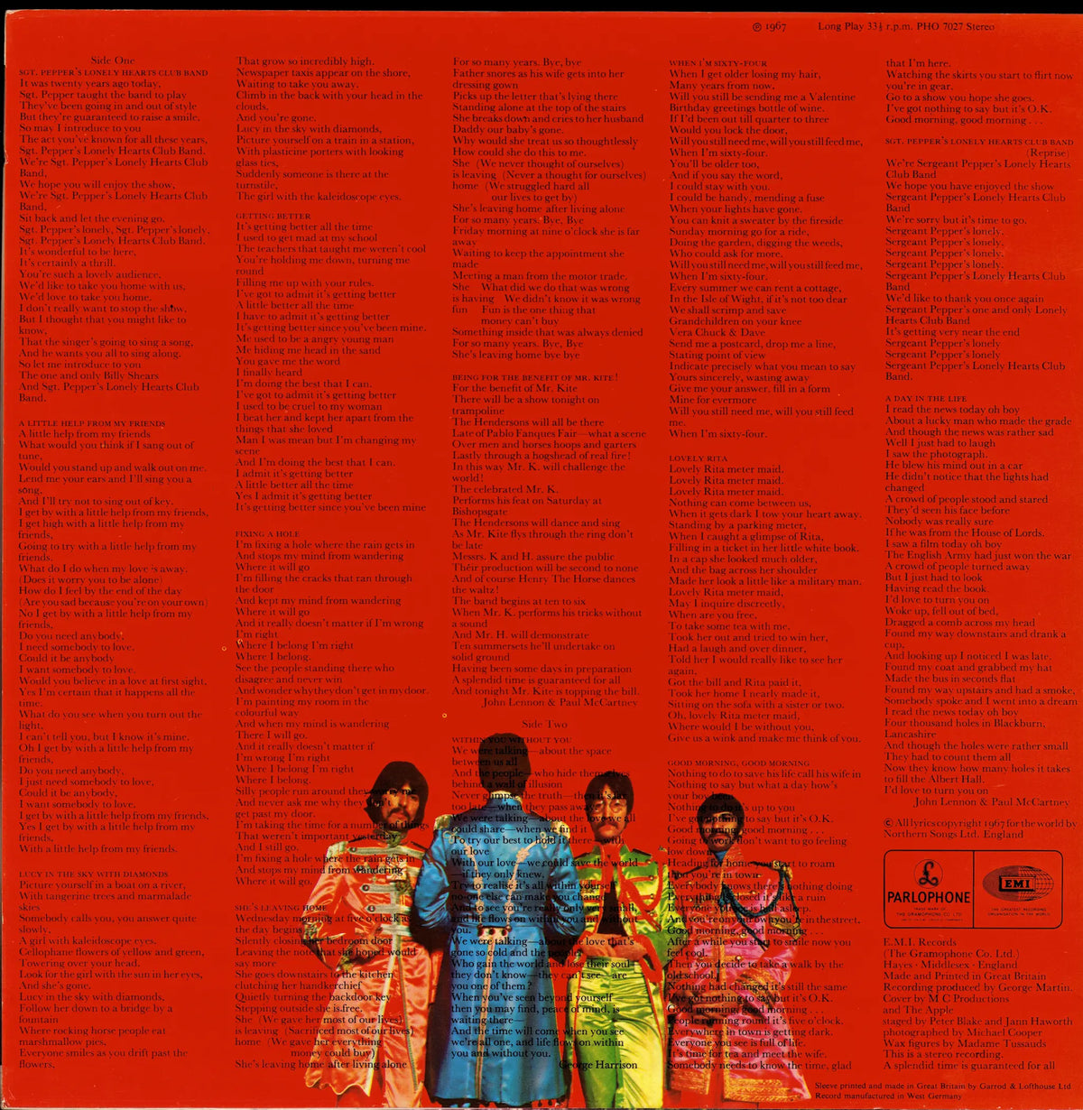 The Beatles - Sgt. Pepper's Lonely Hearts Club Band (Picture Disc Vinyl LP | UK | 1979)