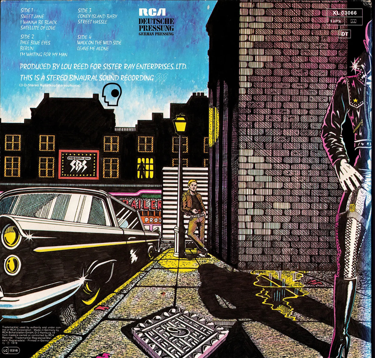 Lou Reed - Walk On The Wild Side - The Best Of Lou Reed Vinyl LP | DE Original | 1972 Kopie