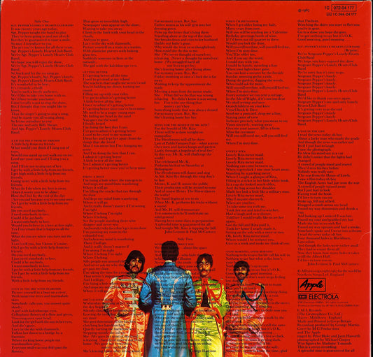 The Beatles - Sgt. Pepper's Lonely Hearts Club Band (Vinyl LP, DE Reissue, 1980) – Foto 2