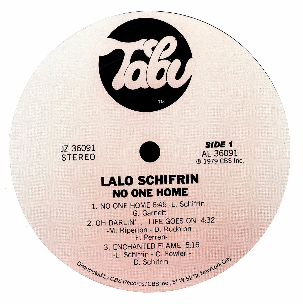 Lalo Schifrin ‎– No One Home (Vinyl LP | US | 1979)