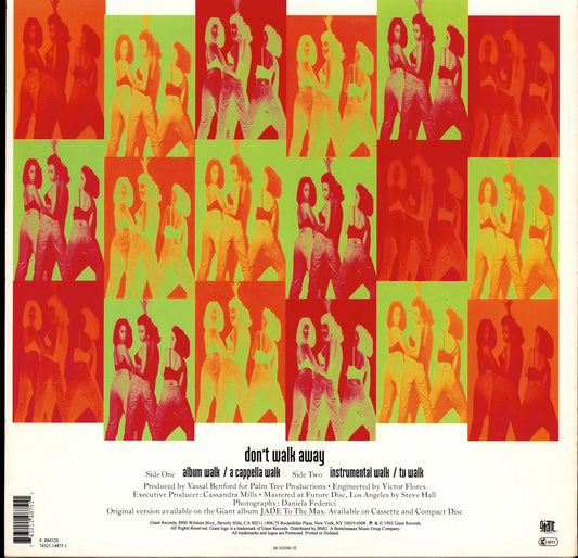 Jade - Don't Walk Away (Vinyl 12" | European Pressing | 1992)