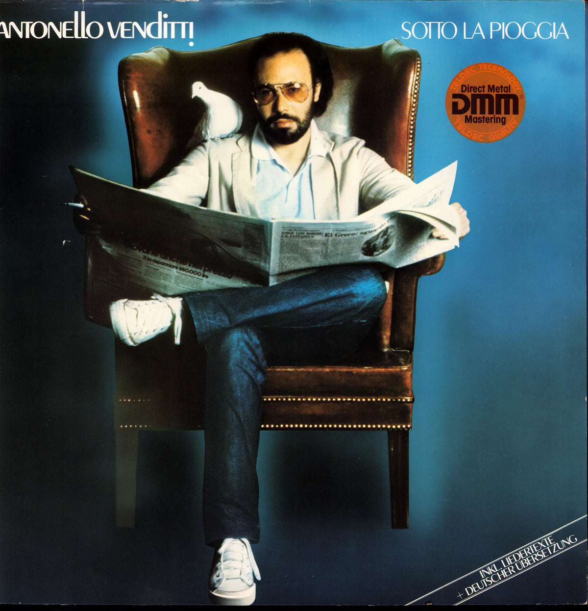 Antonello Venditti - Sotto La Pioggia (Vinyl LP | German Pressing | 1983) Gatefold