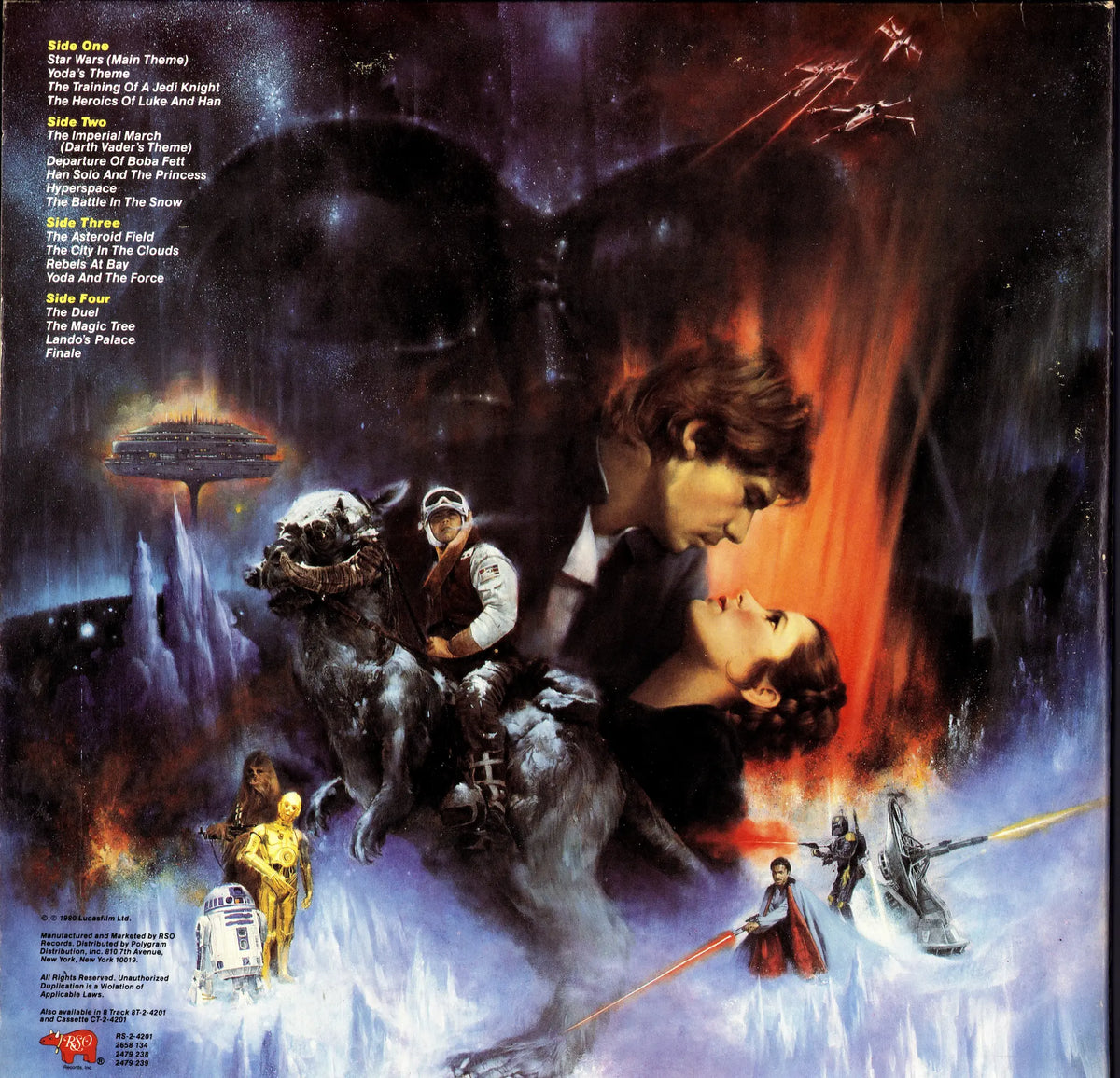 John Williams, The London Symphony Orchestra - Star Wars / The Empire Strikes Back (Vinyl 2LP | US PRC Compton Pressing | 1980)