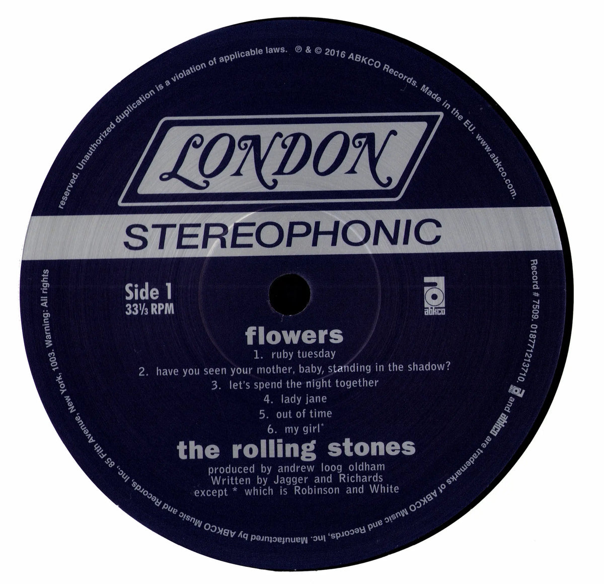 The Rolling Stones - Flowers (Vinyl LP | EU Reissue | 2023)