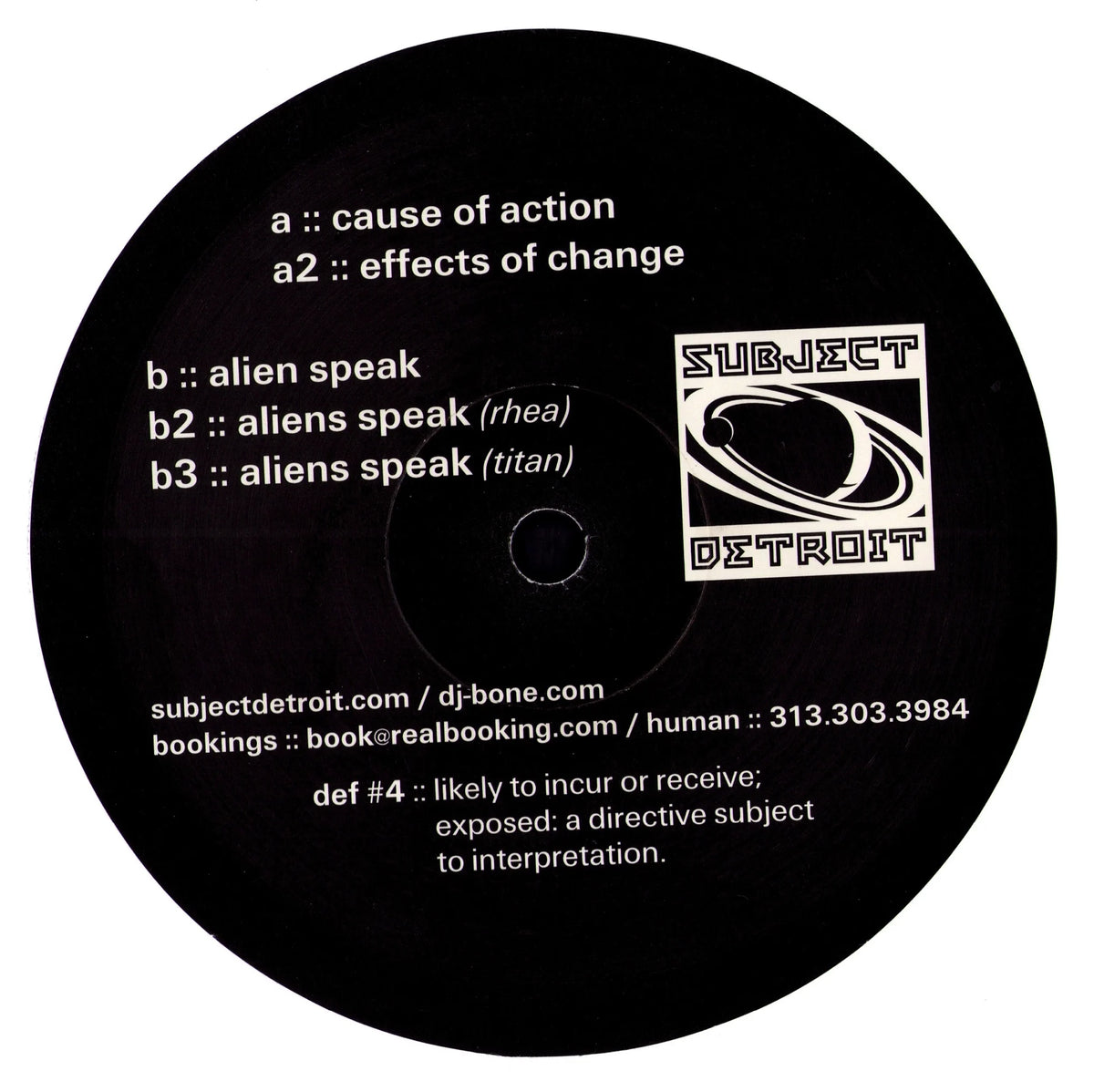DJ Bone – Physics (Vinyl 12″ | US | 2004)
