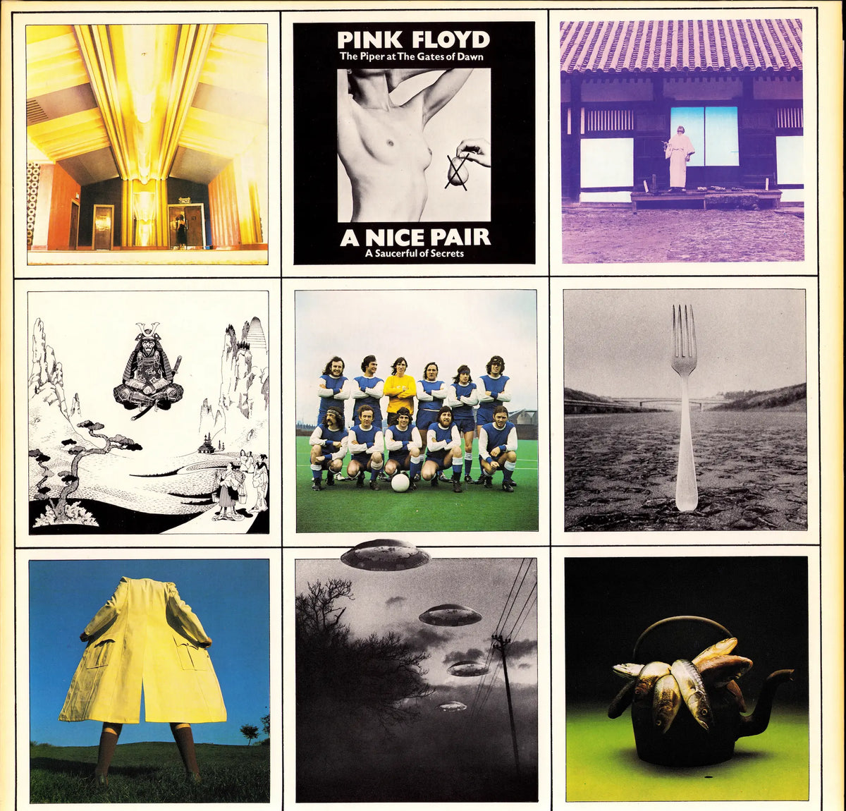 Pink Floyd – A Nice Pair Vinyl 2LP Frontcover mit Fotocollage