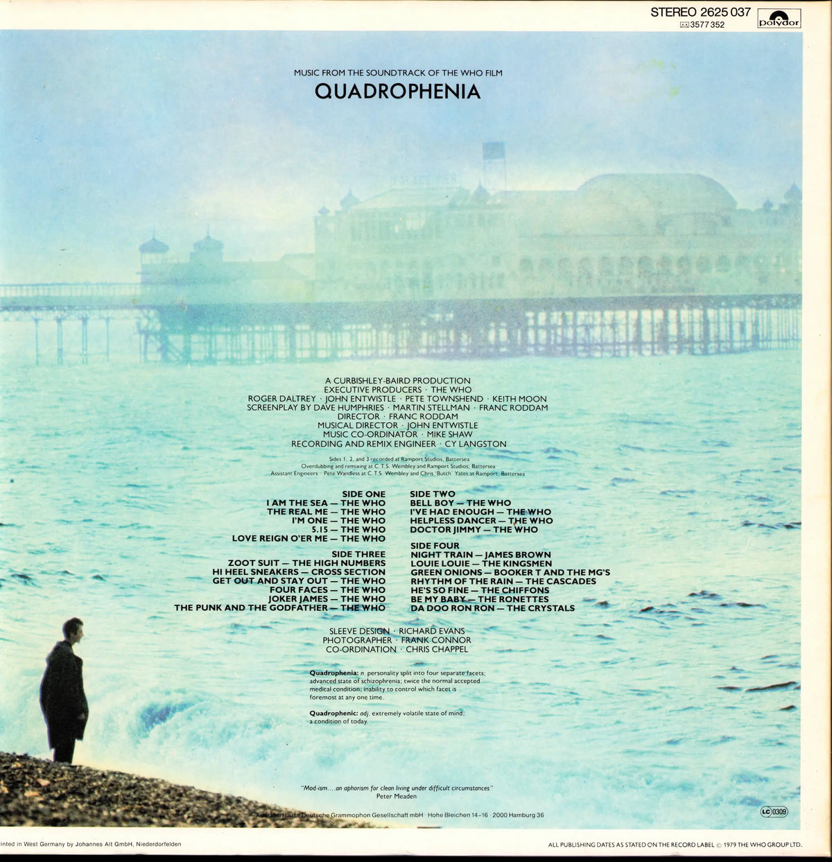 Quadrophenia (Music From The Soundtrack Of The Who Film) (Vinyl 2LP | Gatefold | 1979)
