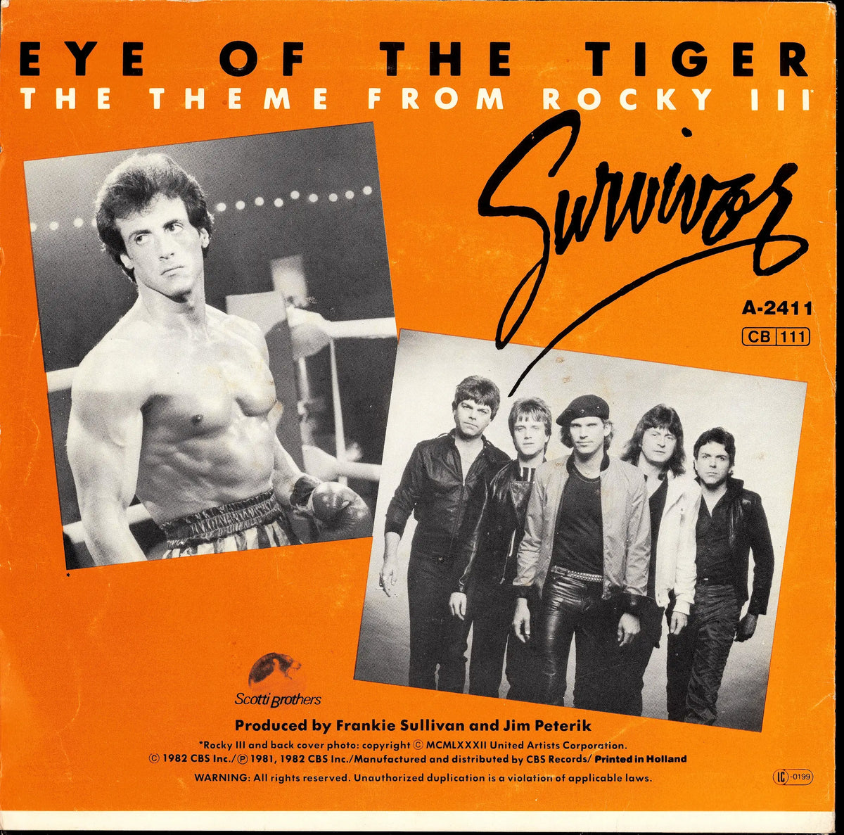 Survivor - Eye Of The Tiger 7" Vinyl Single | 1982