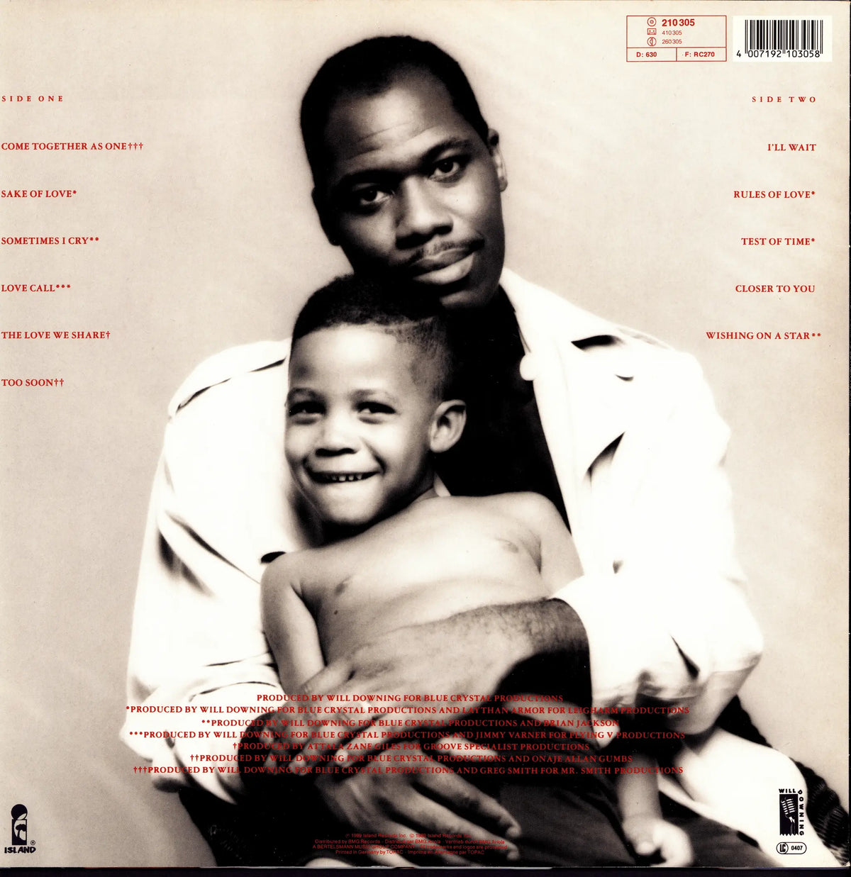 Luther Vandross – Any Love Vinyl LP | EU | 1988