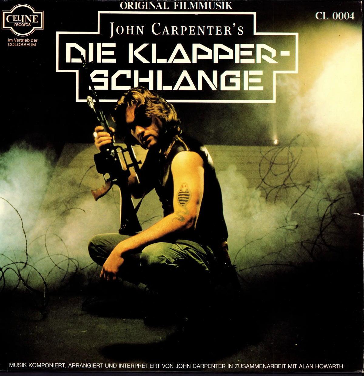 John Carpenter & Alan Howarth - Die Klapperschlange Original Filmmusik Vinyl LP | German Pressing | 1982