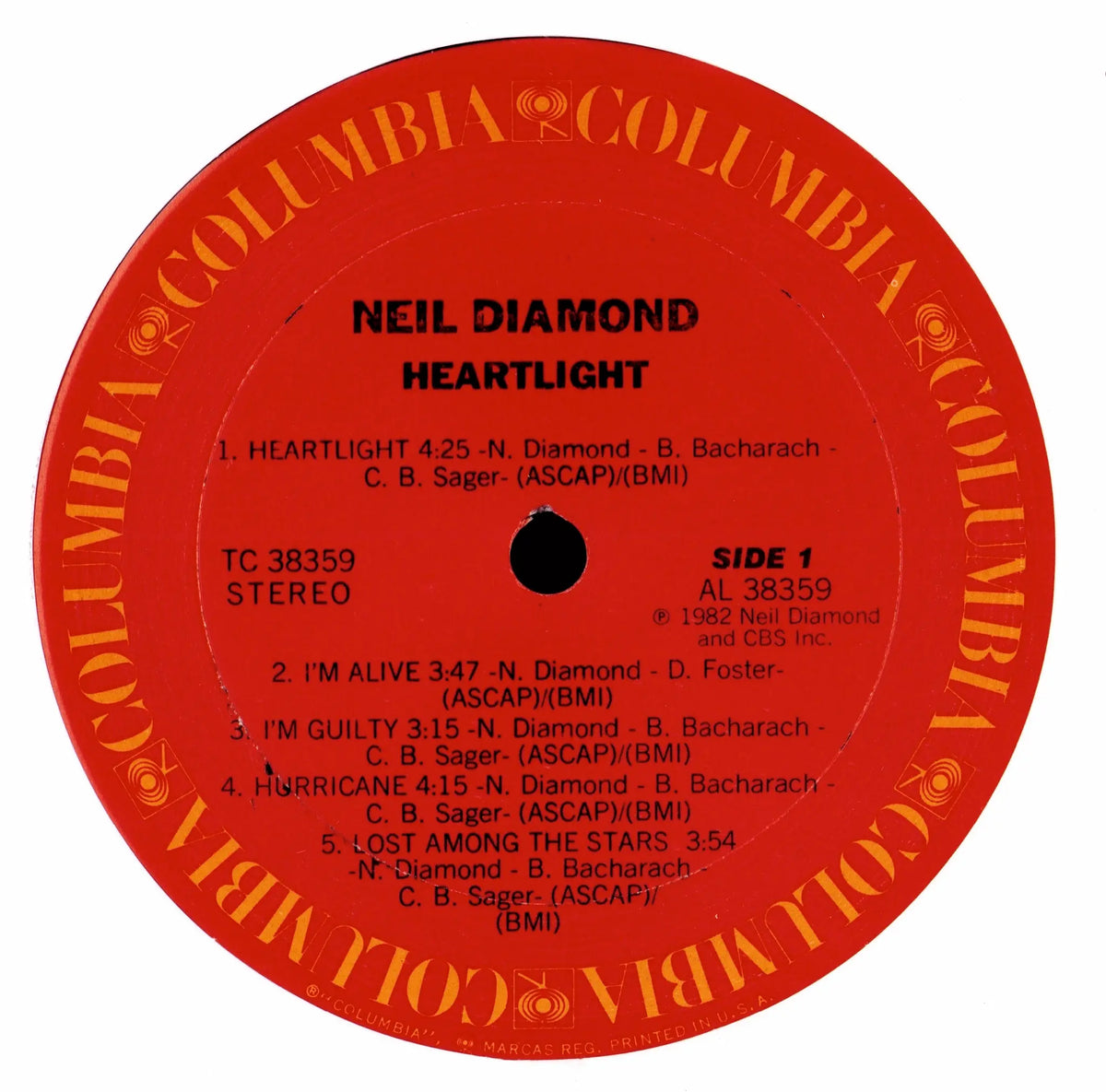 Neil Diamond - Heartlight (Vinyl LP | US Pressing | 1982)