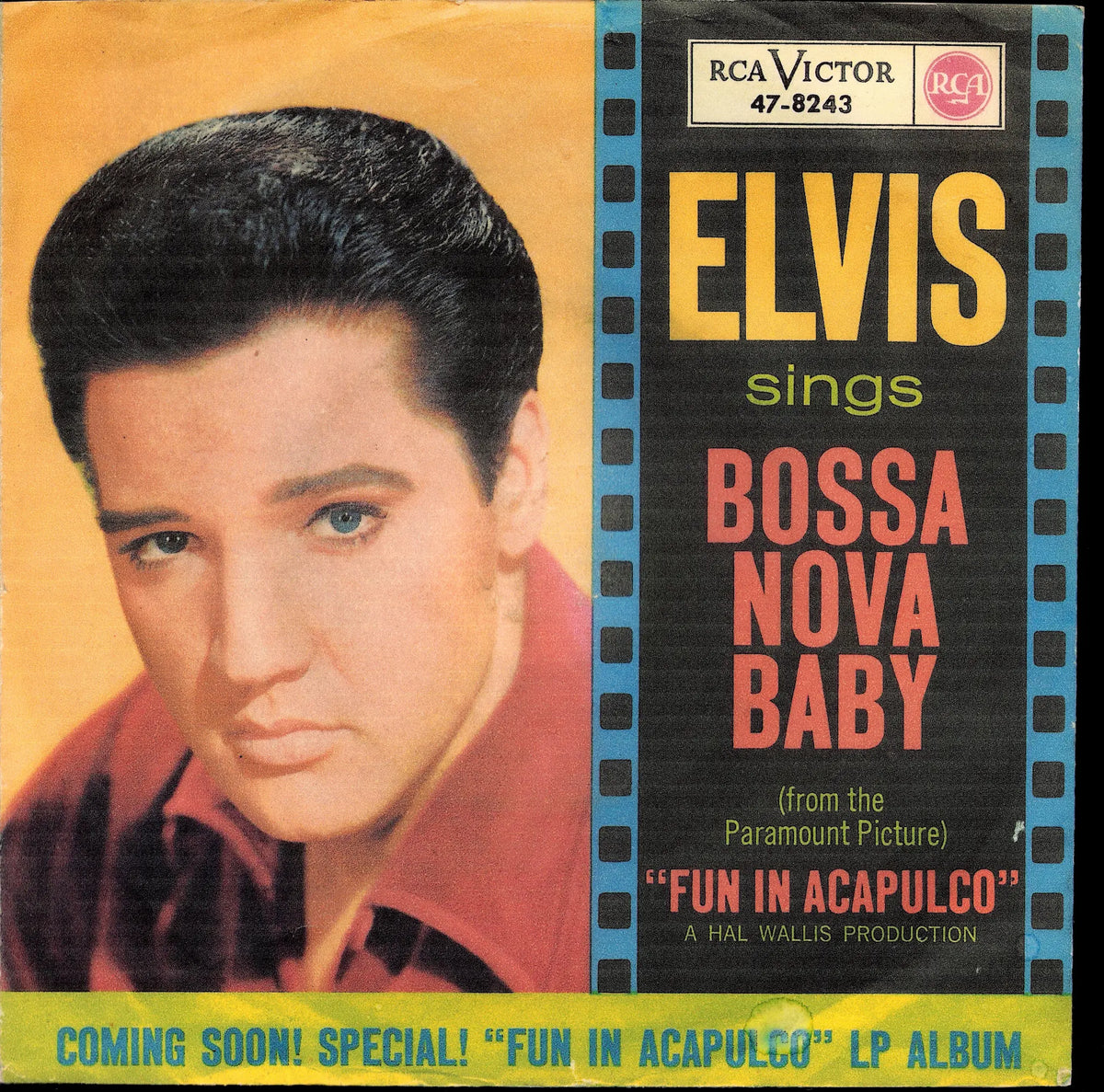 Elvis Presley - Bossa Nova Baby (Vinyl 7" | Germany | 1963)