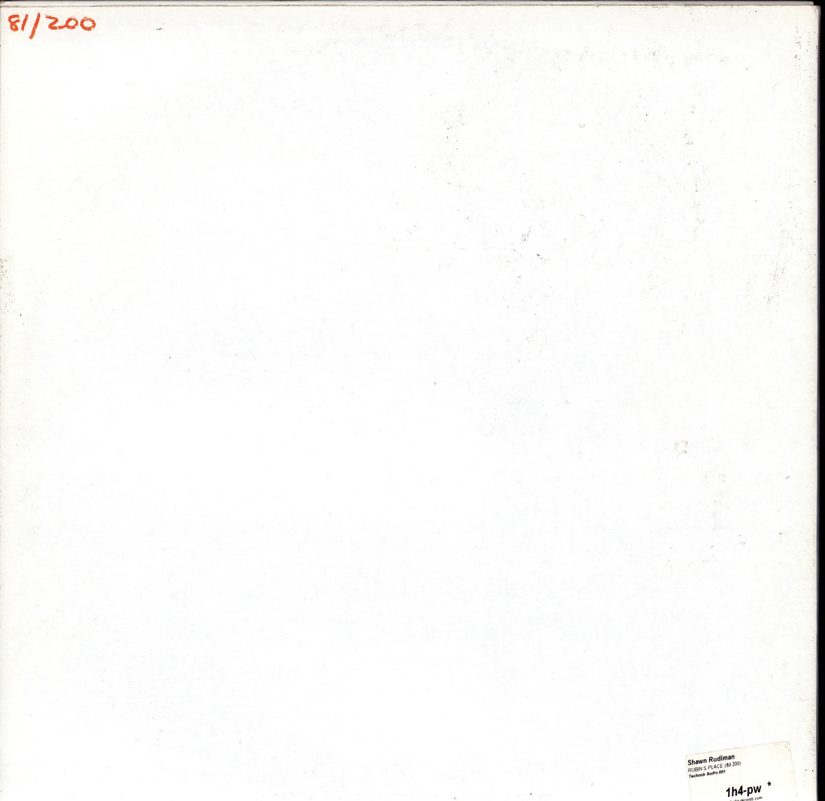 Shawn Rudiman – Rubin's Place... (Vinyl 12″ | US | 2003)