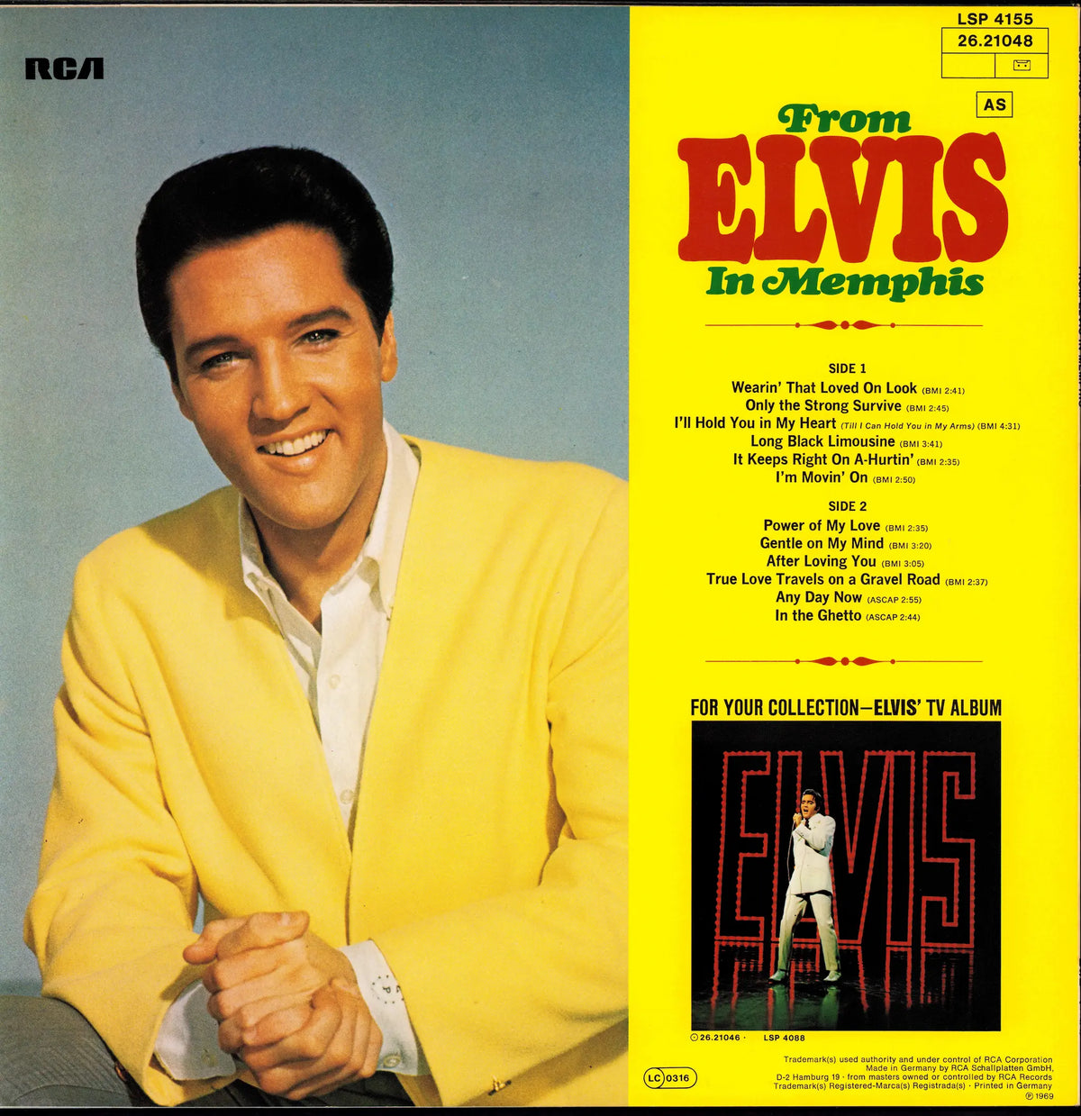 Elvis Presley - From Elvis In Memphis (Vinyl LP | DE Reissue)