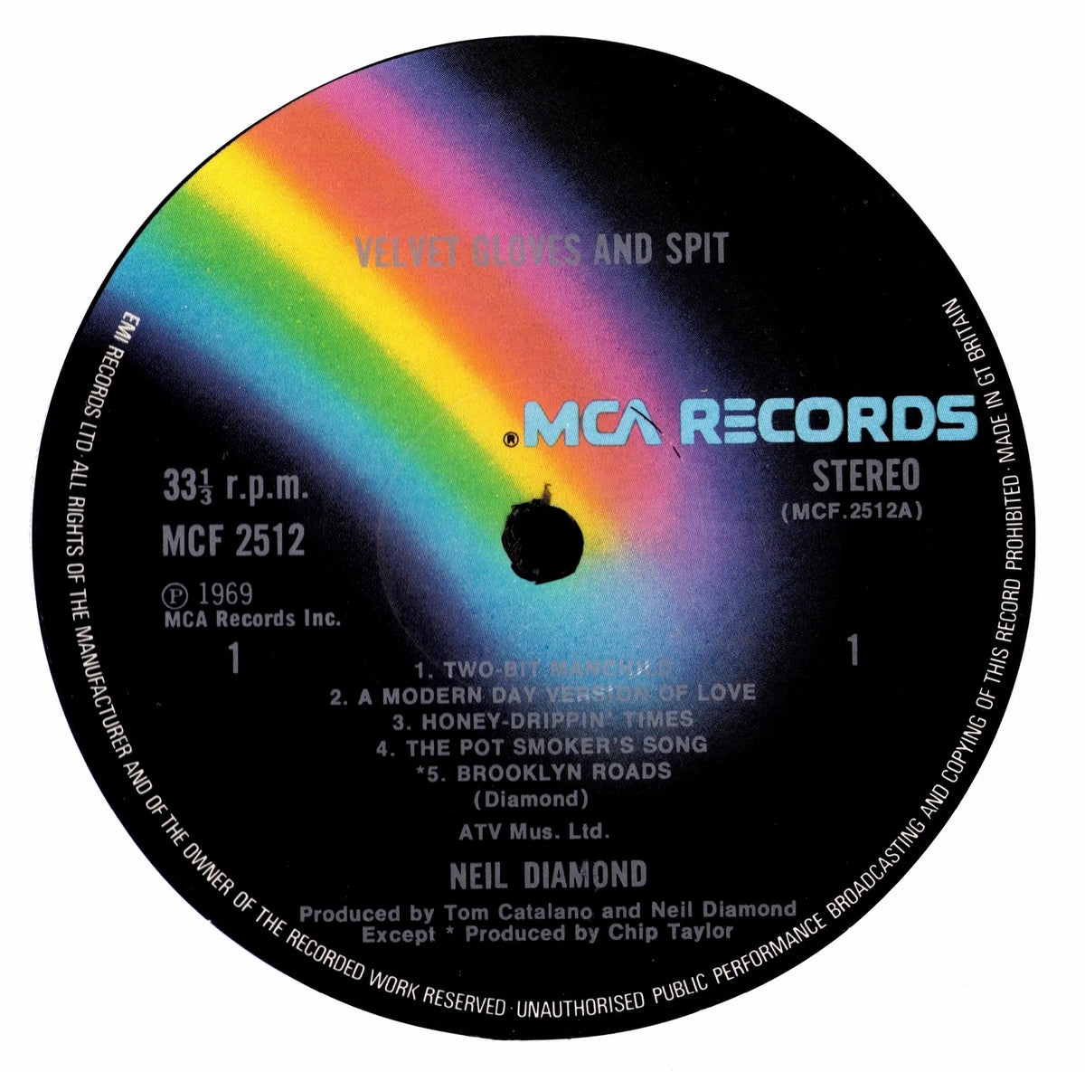 Neil Diamond - Velvet Gloves And Spit (Vinyl LP | UK Reissue | 1974)