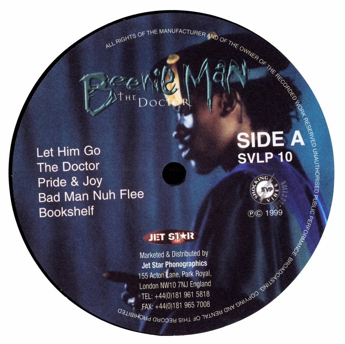 Beenie Man – The Doctor (Vinyl LP | UK | 1999)