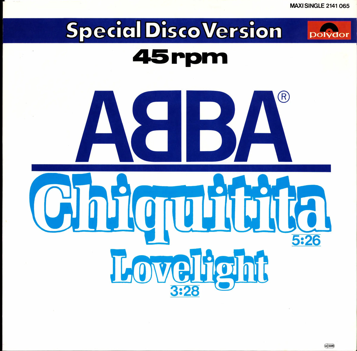 ABBA – Chiquitita (Vinyl 12" Maxi | DE Original | 1979)
