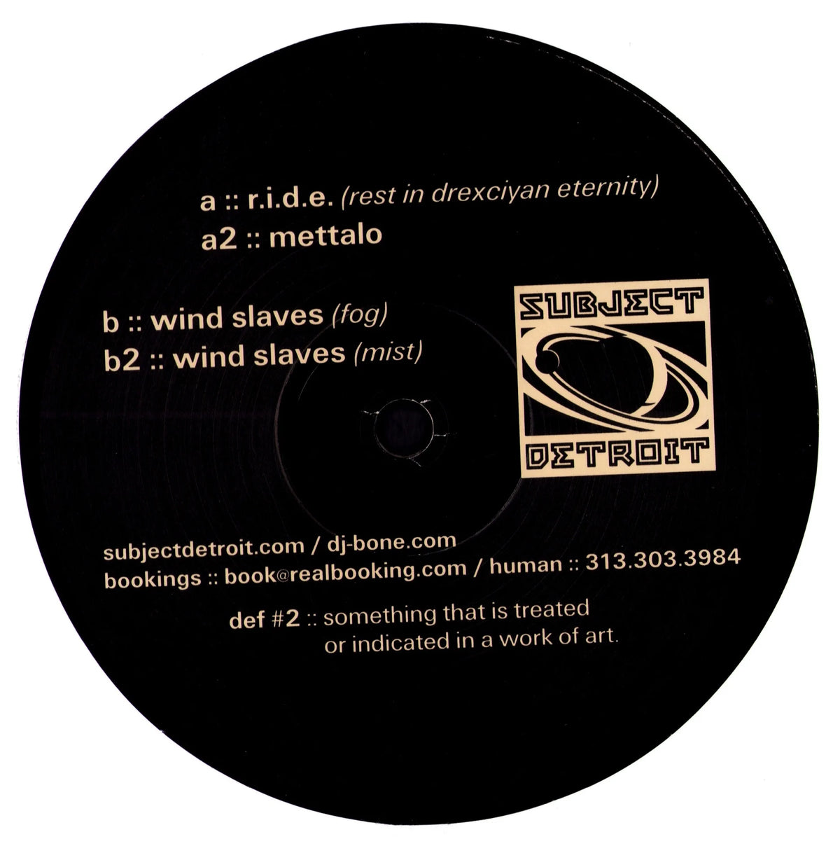 DJ Bone – R.I.D.E. (Vinyl 12″ | US | 2004)