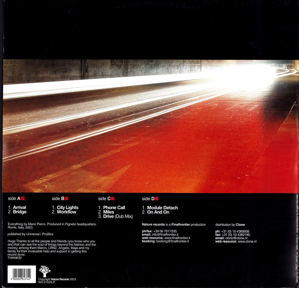 Raiders Of The Lost ARP – 4 (Vinyl 2LP | IT | 2004) – back cover