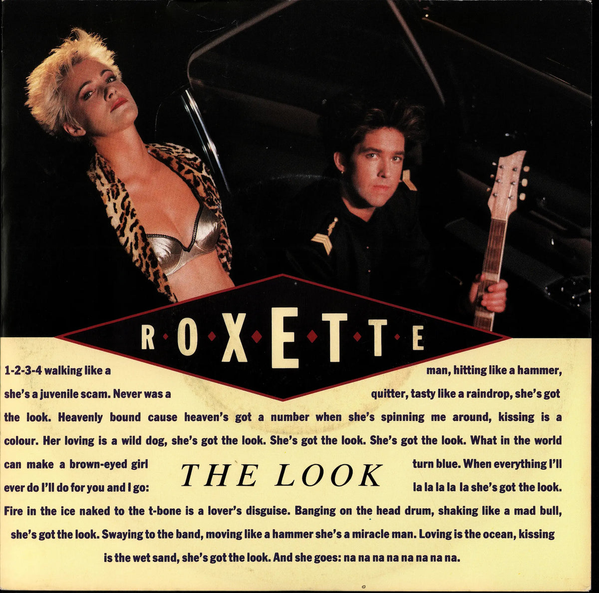 Roxette - Listen To Your Heart Vinyl 7" | EU Original | 1988 Kopie