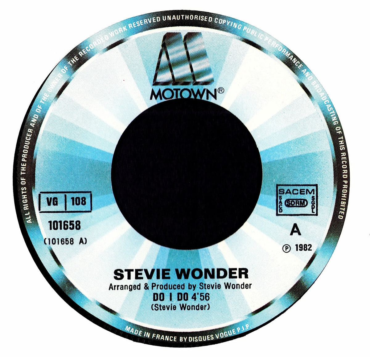 Stevie Wonder - Do I Do (7" Vinyl)