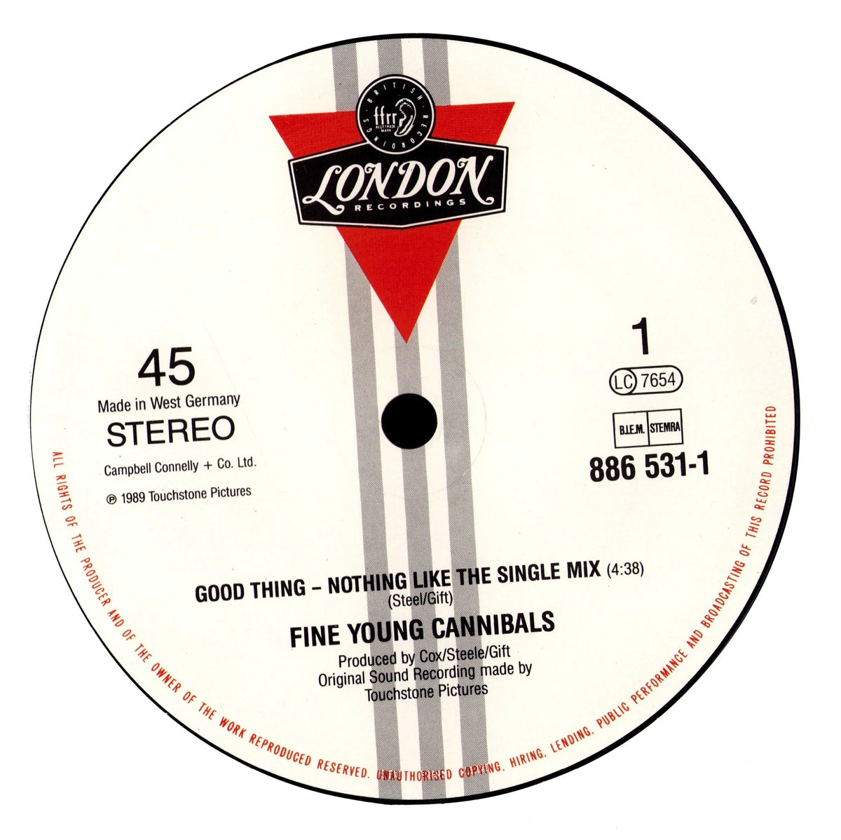 Fine Young Cannibals - Good Thing Vinyl 12" Maxi-Single | EU | 1989 | VG+/VG+