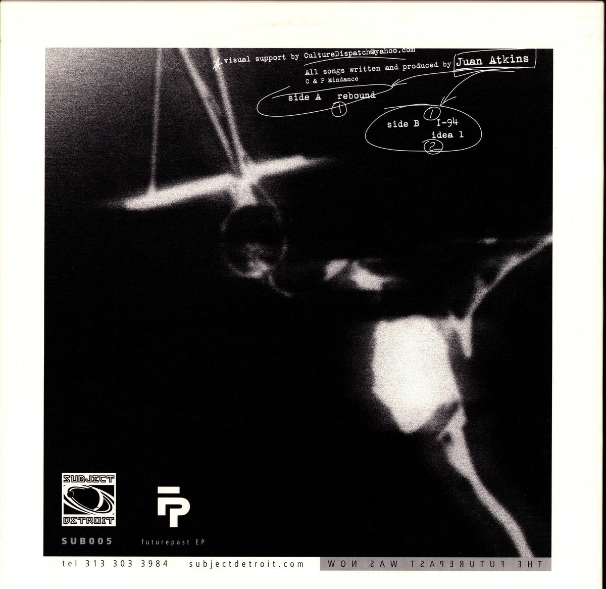 Juan Atkins – Futurepast EP (Vinyl 12″ EP | US | 2004) – Rückseite