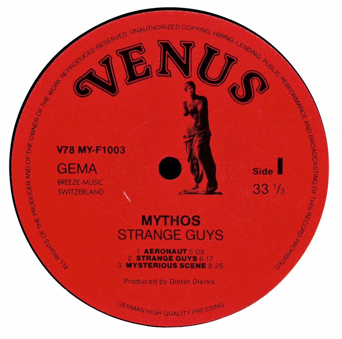Mythos – Strange Guys (Vinyl LP | DE Original | 1978)