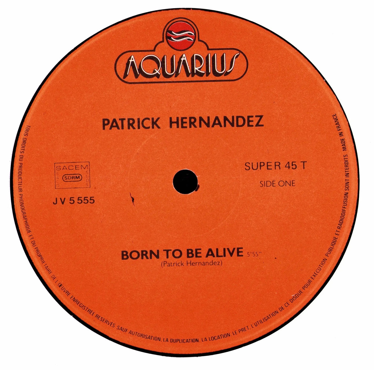 Patrick Hernandez - Born To Be Alive Vinyl 12" Maxi | FR Original | 1979
