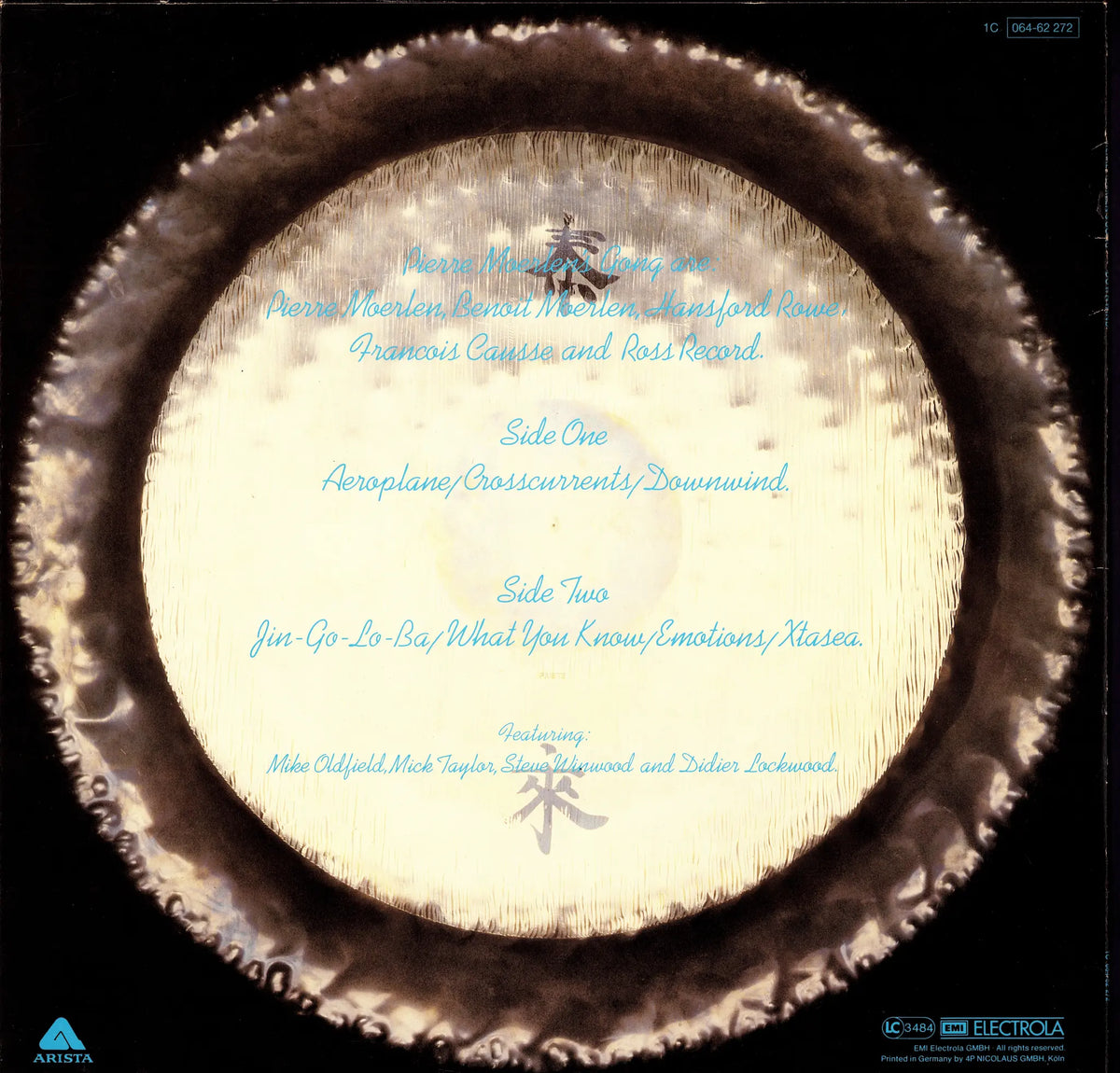 Pierre Moerlen's Gong – Downwind Vinyl LP | DE Original | 1979