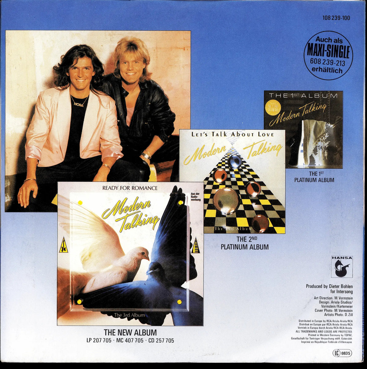 Modern Talking - Atlantis Is Calling (S.O.S. For Love) (7" Vinyl Single | 1986)