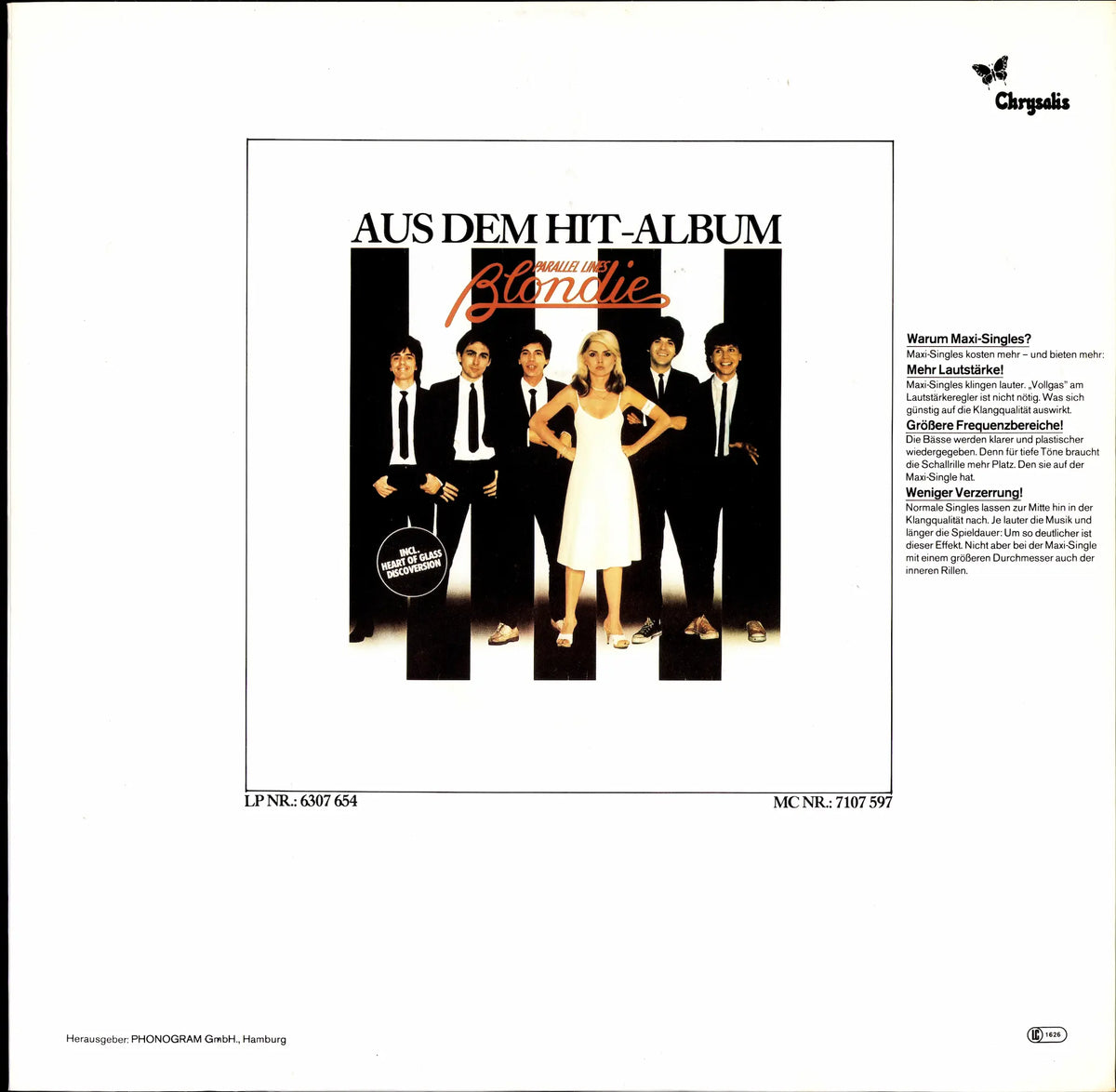 Blondie – Sunday Girl (Vinyl 12" Maxi | DE Original | 1979)