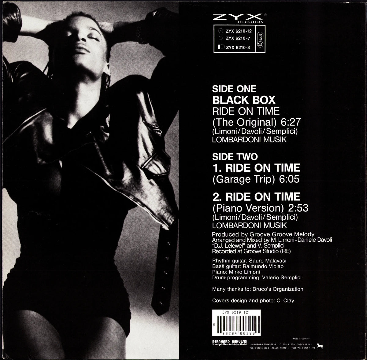 Black Box - Ride On Time (Vinyl 12" Maxi-Single | DE | 1989)