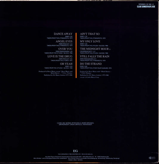 Roxy Music – The Atlantic Years 1973–1980 Vinyl LP | DE | 1983
