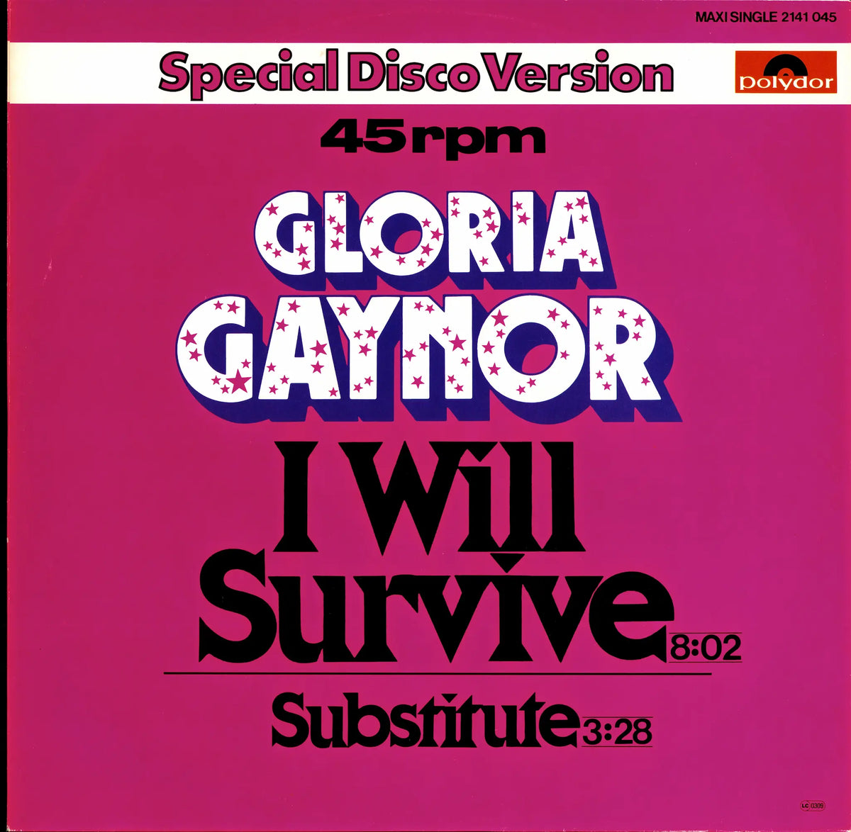 Gloria Gaynor – I Will Survive (Vinyl 12" Maxi | DE Original | 1978)