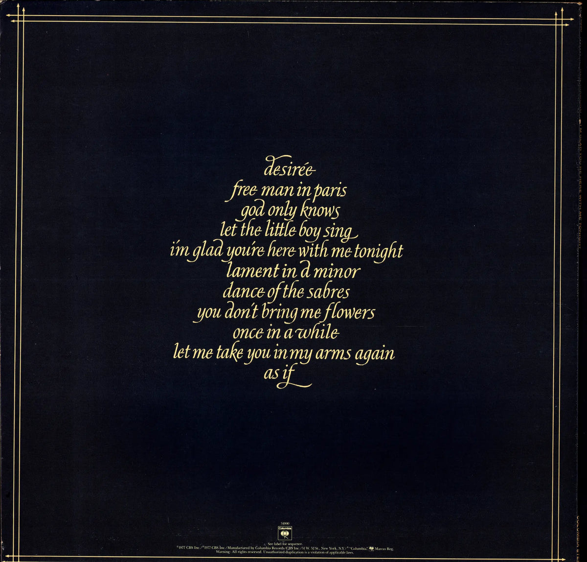 Neil Diamond - I'm Glad You're Here With Me Tonight (Vinyl LP | US Pitman Pressing | 1977)