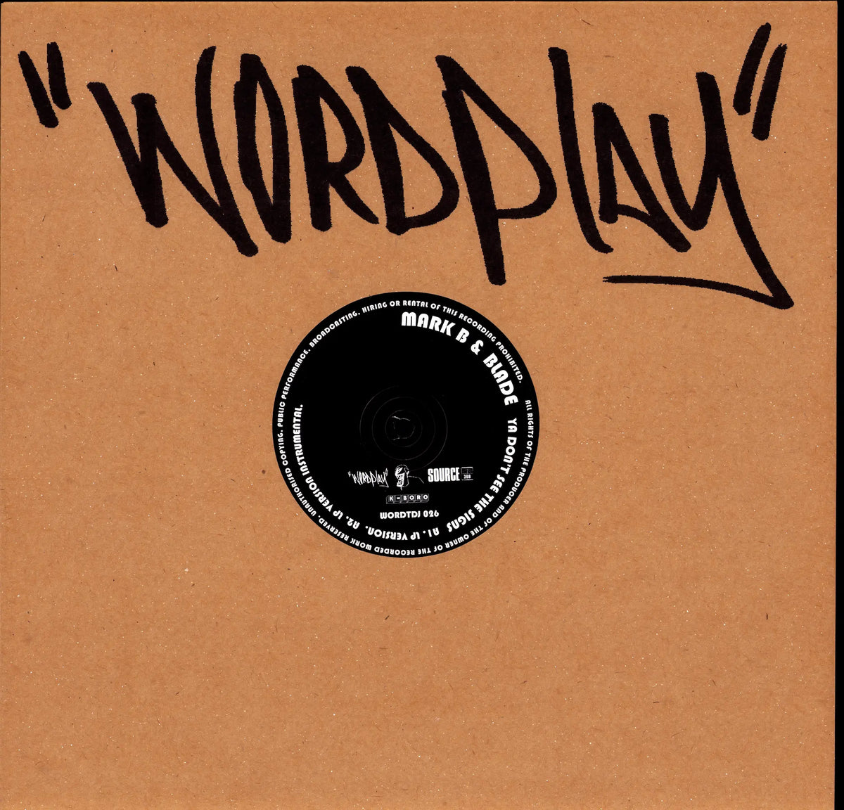 Mark B & Blade - Ya Don't See The Signs (Vinyl 12" Single | UK Pressing | 2001)